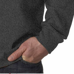 Mens Premium Long Sleeve T-Shirt (Dark Heather Grey)