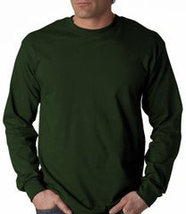 Mens Premium Long Sleeve T-Shirt (Forest Green)