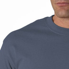 Mens Premium Long Sleeve T-Shirt (Indigo Blue)