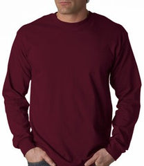 Mens Premium Long Sleeve T-Shirt (Maroon)
