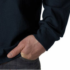 Mens Premium Long Sleeve T-Shirt (Navy)