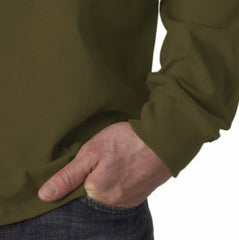 Mens Premium Long Sleeve T-Shirt (Olive)