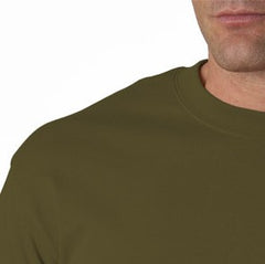 Mens Premium Long Sleeve T-Shirt (Olive)