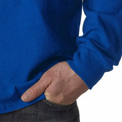 Mens Premium Long Sleeve T-Shirt (Royal Blue)