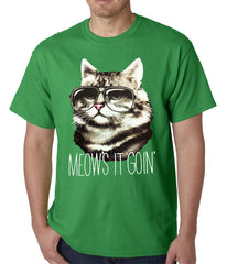 Meow's It Going Funny Cat Mens T-shirt