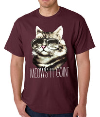 Meow's It Going Funny Cat Mens T-shirt