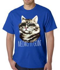 Meow's It Going Funny Cat Mens T-shirt