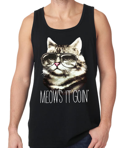 Meow's It Going Funny Cat Tank Top