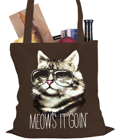 Meow's It Going Funny Cat Tote Bag