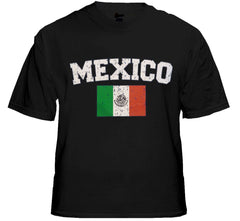 Mexico Vintage Flag International Mens T-Shirt