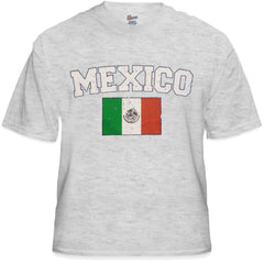 Mexico Vintage Flag International Mens T-Shirt
