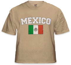 Mexico Vintage Flag International Mens T-Shirt