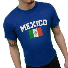Mexico Vintage Flag International Mens T-Shirt