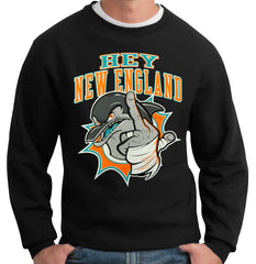 Miami Fan - Hey New England Adult Crewneck