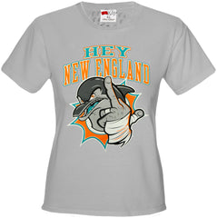 Miami Fan - Hey New England Girls T-shirt