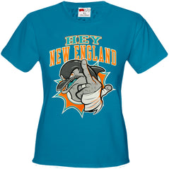 Miami Fan - Hey New England Girls T-shirt