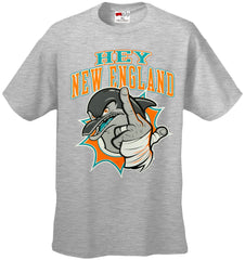 Miami Fan - Hey New England Mens T-shirt