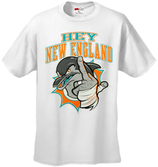Miami Fan - Hey New England Mens T-shirt