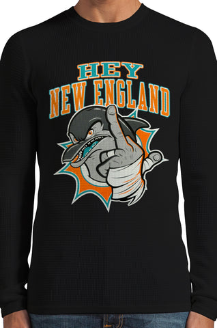 Miami Fan - Hey New England Thermal Long Sleeve Shirt