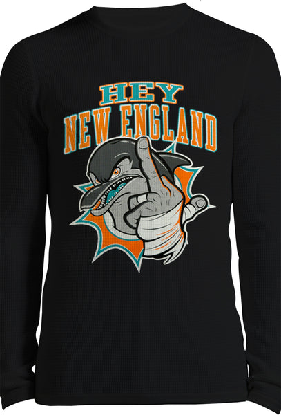 Miami Fan - Hey New England Thermal Long Sleeve Shirt –