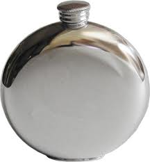 Mini 5oz. Round Steel Hip Flask