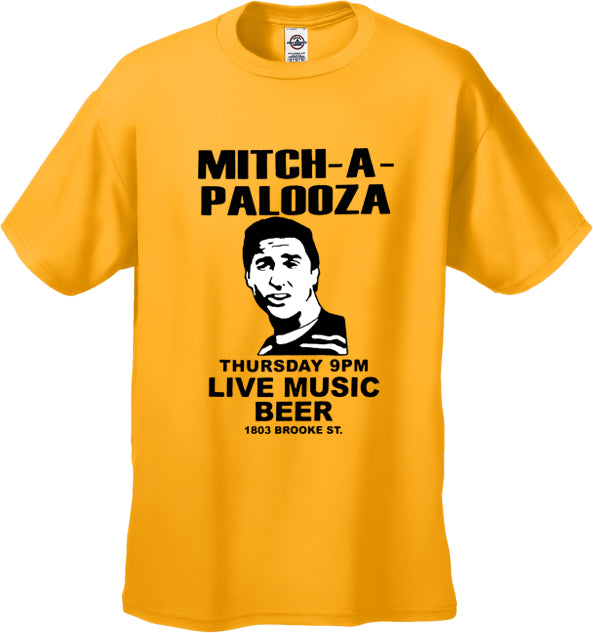 Mitch-A-Palooza Blue And Orange T Shirt Mitch-A-Palooza Blue And Orange T Shirt