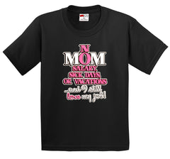 Mom: No Salary, Sick Days, or Vacation Men's T-Shirt