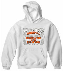 Moonshine Brewed For Bikers Adult Hoodie