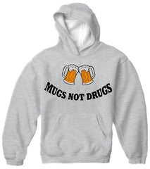 Mugs Not Drugs Mens Hoodie