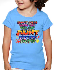 My Aunt Kicks Butt Kids T-Shirt