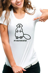 My Beaver Bites Girls T-Shirt