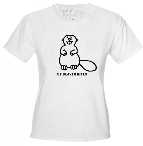 My Beaver Bites Girls T-Shirt