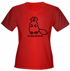 My Beaver Bites Girls T-Shirt