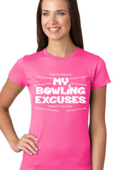 My Bowling Excuses Girls T-shirt