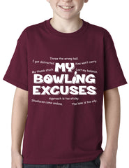 My Bowling Excuses Kids T-shirt