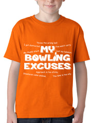 My Bowling Excuses Kids T-shirt