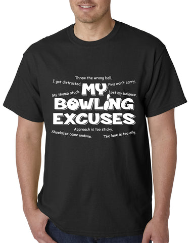 My Bowling Excuses Mens T-shirt