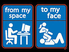 My Space To My Face Hoodie