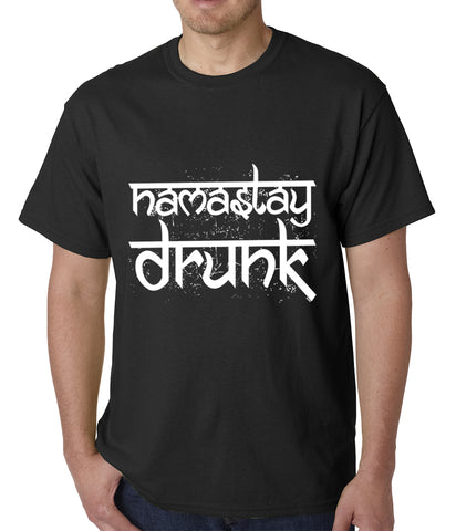 Namastay Drunk Funny Mens T-shirt