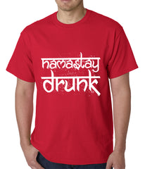 Namastay Drunk Funny Mens T-shirt