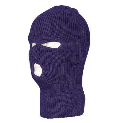 Navy Blue Warm Winter Ski and Face Mask
