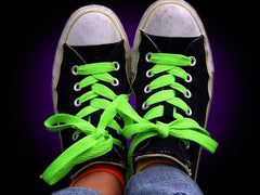 Neon Black Light Reactive Shoe Laces (Pair)