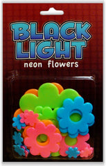 Neon Groovy Flowers Black Light Reactive Wall Decorations