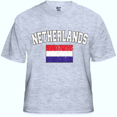 Netherlands Vintage Flag International Mens T-Shirt