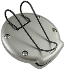New Age Modern Sunglasses Holder Visor Clip (Silver/Black)