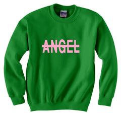 "No Angel" Watermelon Crewneck Sweatshirt