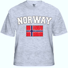 Norway Vintage Flag International Mens T-Shirt