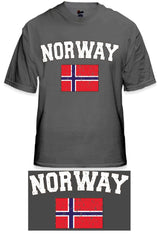 Norway Vintage Flag International Mens T-Shirt