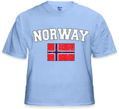Norway Vintage Flag International Mens T-Shirt