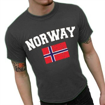 Norway Vintage Flag International Mens T-Shirt
